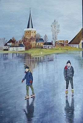 Resultado de imagen de patinando en el lago de hielo